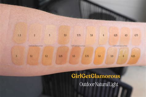 armani luminous silk foundation swatches|armani foundation shade chart.